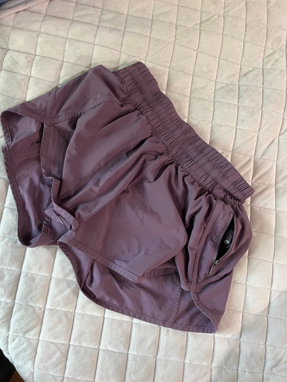 lululemon athletica Plum Elastic-Waist Athletic Shorts